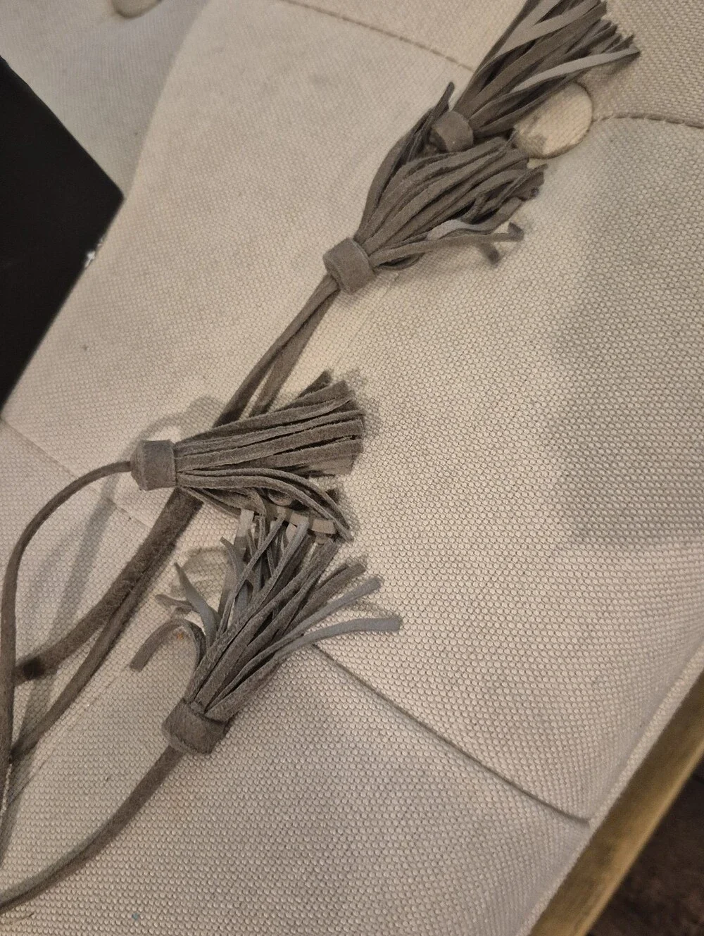 Banana Republic Taupe Suede Lace-Up Peep Toe Heels